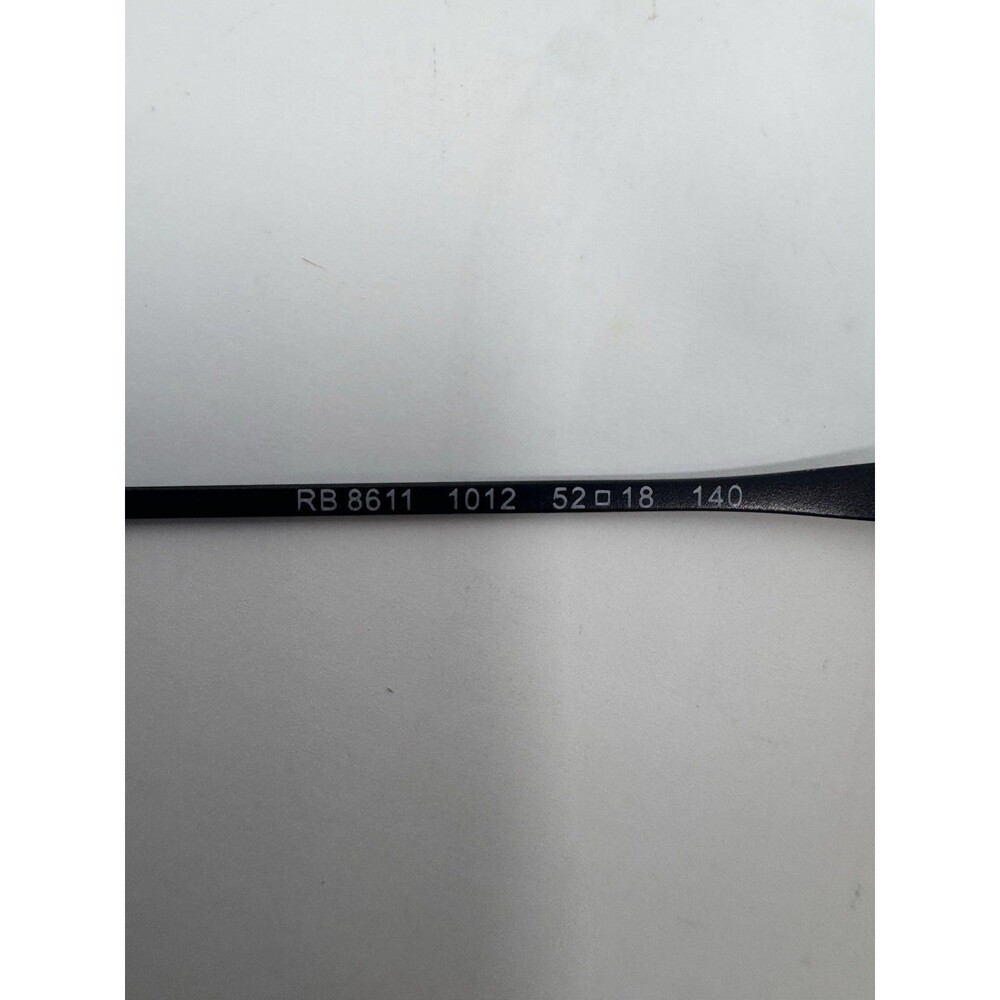 Ray-Ban Black Rectangular Sunglasses - Picture 12 of 12
